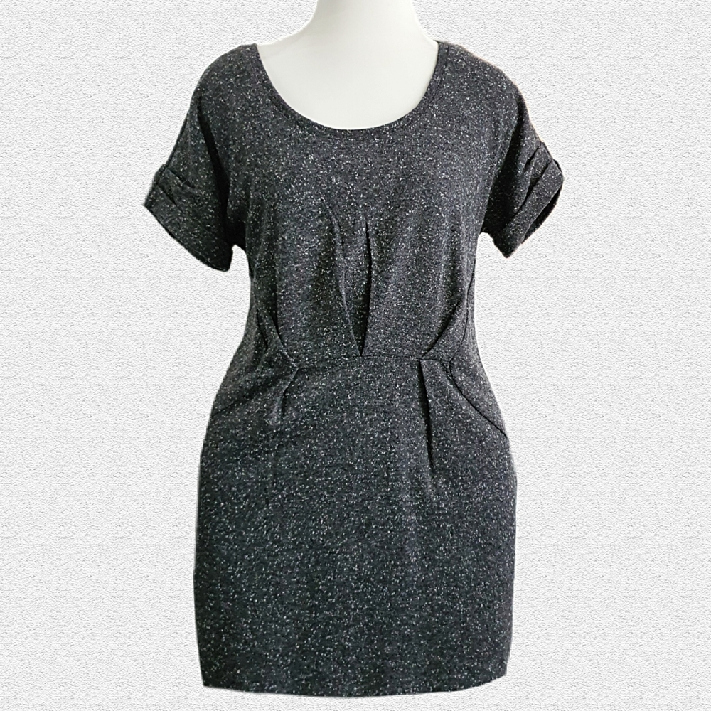 Witchery Short Sleeve Ruched front Dress Size M - Picture 1 of 8